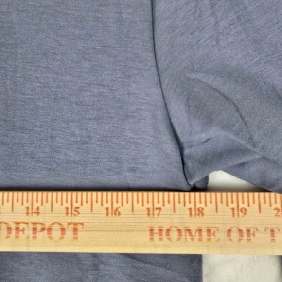 WIHOLL Women’s Blue Long Sleeve Collared Knit Mini Dress XL – Casual Pullover - Picture 8 of 10